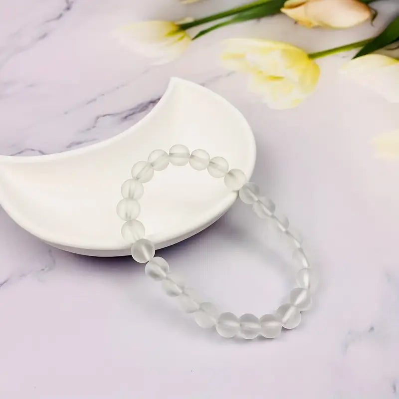 Bracelet en cristal blanc