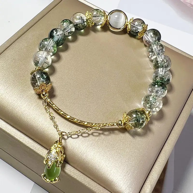 Green Ghost Crystal Bracelet