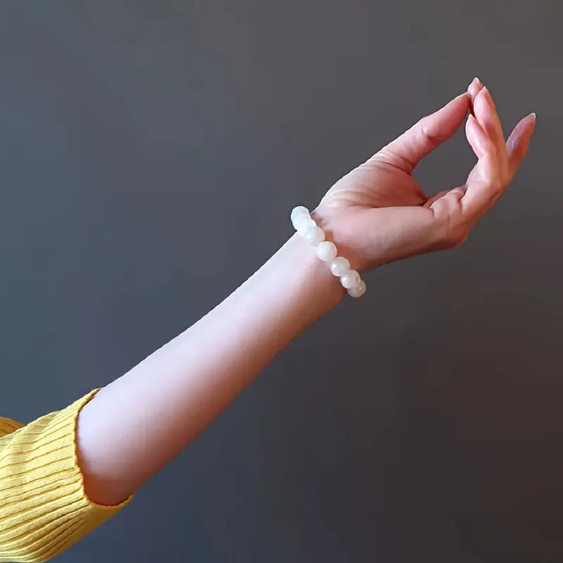 White moonstone bracelet
