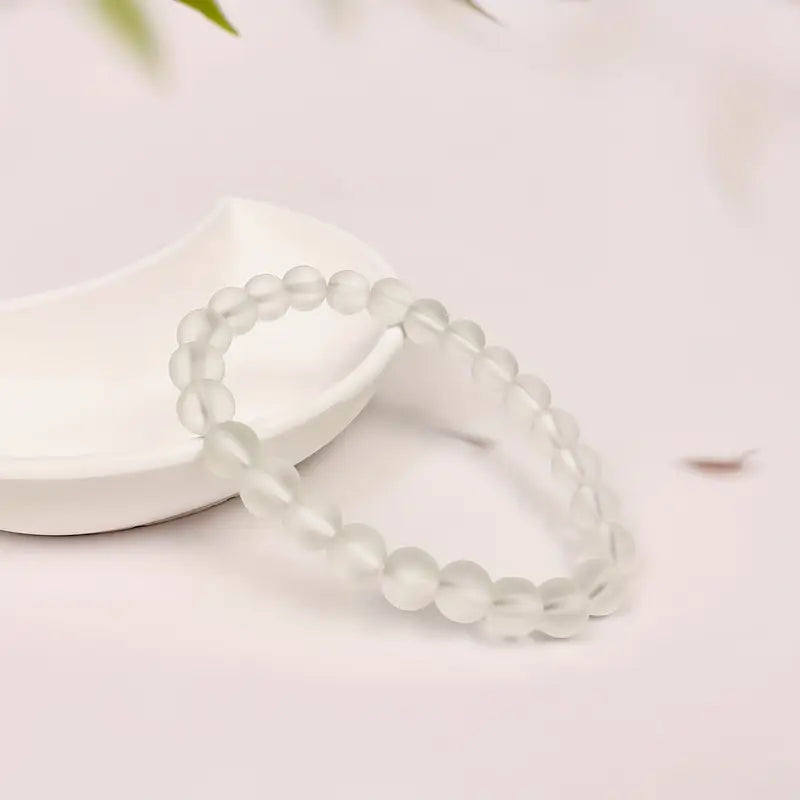 Bracelet en cristal blanc