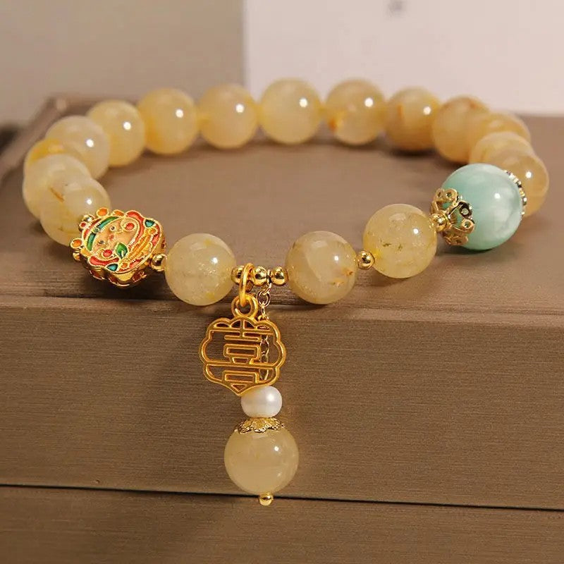 Citrine bracelet