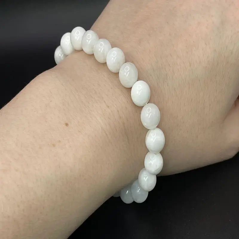 White moonstone bracelet
