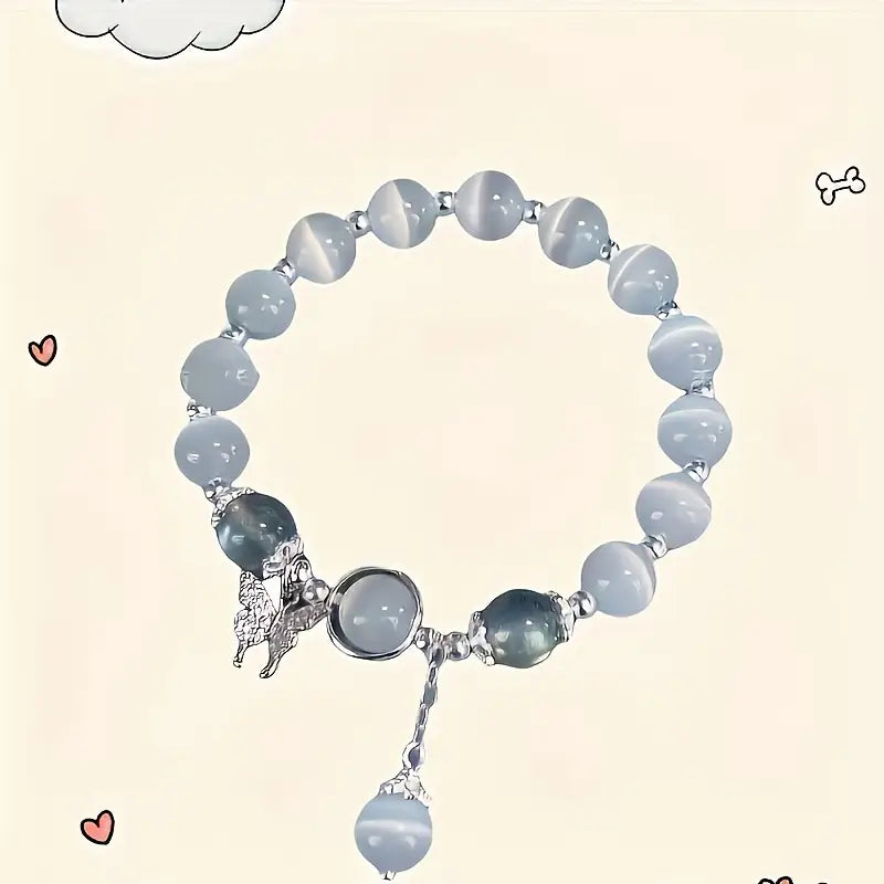 Bracelet en cristal blanc