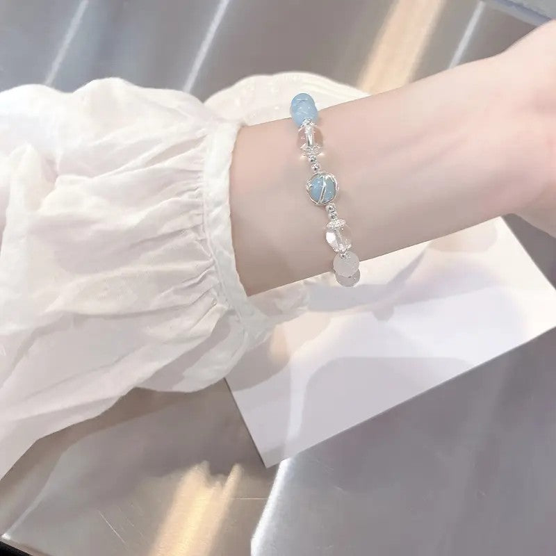 Aquamarine bracelet
