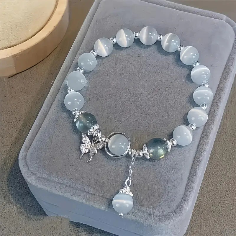 Bracelet en cristal blanc